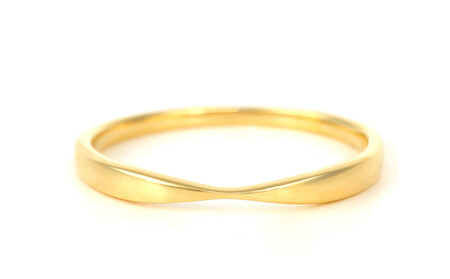 K18 地金デザインリング　R3939-Y【サイズ：3号～20号（0.5号刻み対応可）】 指輪 リング ジュエリー プレゼント ギフト 贈り物