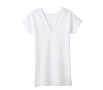 【グンゼ 快適工房】三分袖肌着 女性用 V首 ホワイト Sサイズ（3枚セット）　012-H-GZ002V-WS