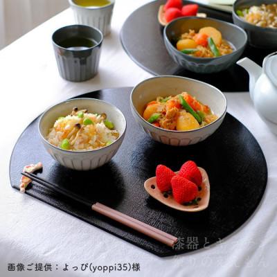 ふるさと納税 海南市 半月盆【36cm】リバーシブル ランチョンマット 白黒　1枚 |  | 03