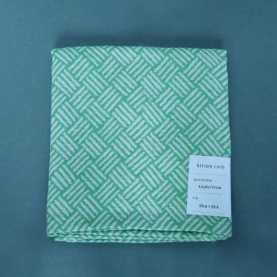 ふるさと納税 見附市 キッチンクロス C/#ななこ グリーン