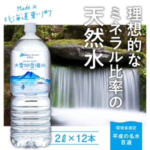 大雪旭岳源水（2L×12本）