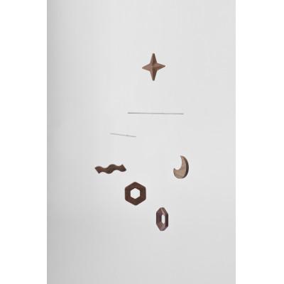 ふるさと納税 旭川市 旭川家具　cosine　STEPS モビール YOZORA ウォルナット_05794 |  | 01