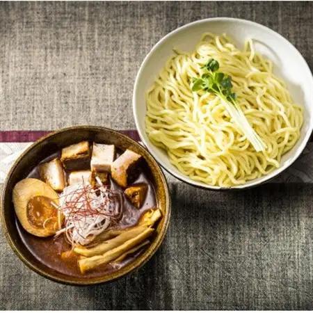 旨味と辛味が絶妙な「激カラ! つけ麺」420g(2食入り)×9個_北海道で人気 ラーメン 中太麺 釧路ラーメン 冷蔵 森谷食品 一人暮らし セット おかず ご当地グルメ 北海道 釧路町 釧路超 特産品