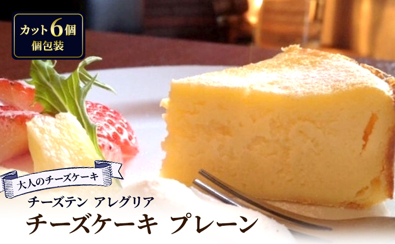 【大人のチーズケーキ】チーズテン アレグリア 大人のチーズケーキ プレーン (カット) スイーツ チーズ専門店 香川県 丸亀市