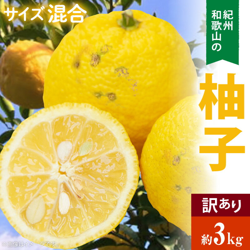 【ふるさと納税】国産 紀州 和歌山 ご家庭用 訳あり 柚子 約 3kg