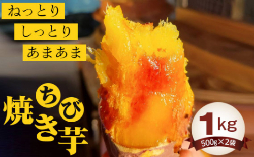 No.393 ちび焼き芋1kg ／ 紅はるか やきいも さつまいも 茨城県