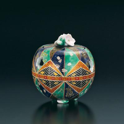 ふるさと納税 能美市 香炉　錦繍手まり　宮本晄