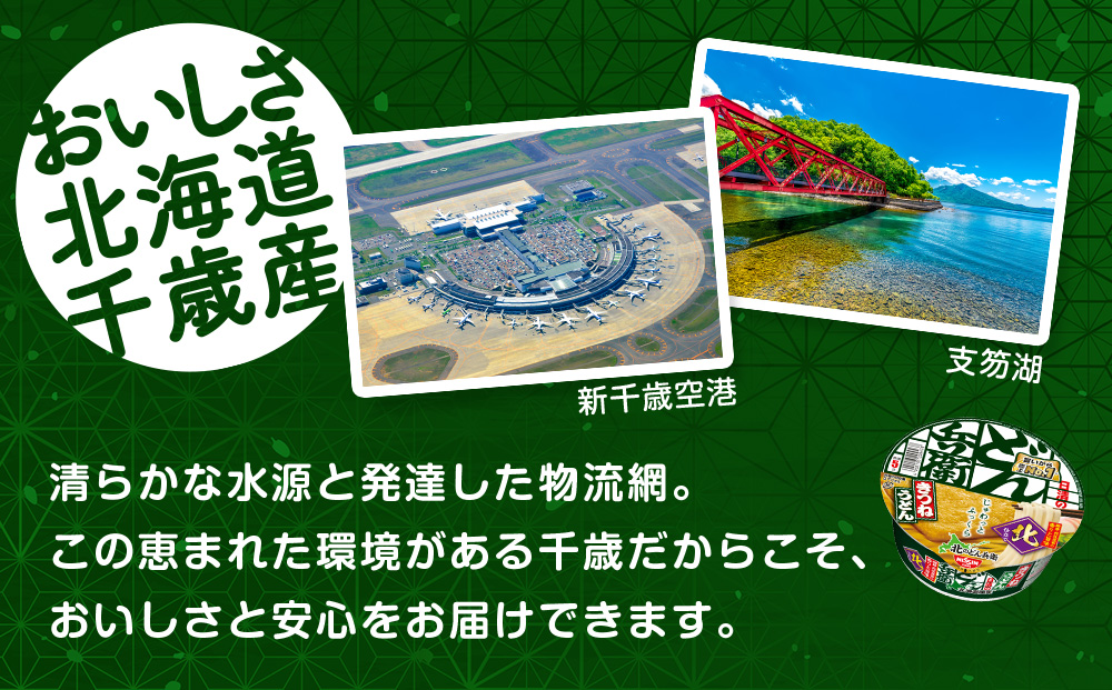 日清 北のどん兵衛 きつねうどん [北海道仕様]12個
