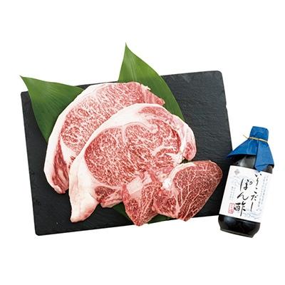 ふるさと納税 佐世保市 長崎和牛ヒレ・サーロインステーキ・ぽん酢