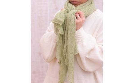 ストール 麻エアリーニットストール ( 蓬 ) | レディース ニット