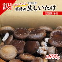 【ふるさと納税】定期便 6ヶ月 訳あり しいたけ 佐賀県産 箱生しいたけ 約800g 訳アリ 椎茸 きのこ 6回 お楽しみ　定期便・鳥栖市