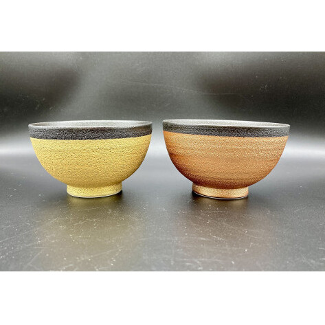 有田焼 伝作窯 甲胄飯碗 黄金ペアセット お茶碗 おちゃわん 食器 器 30000円 3万円 A30-659