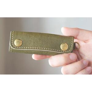 栃木レザー使用｜バッグの本革持ち手カバー 2個セット｜Handle cover｜オリーブ｜minca（全7色）