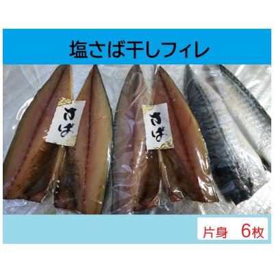ふるさと納税 伊根町 塩サバ 干しフィレ　片身6枚