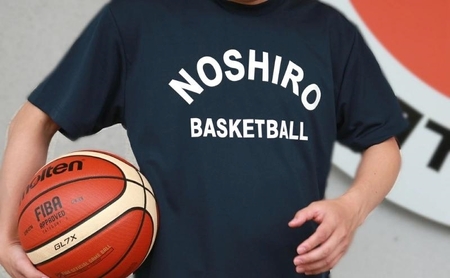 「バスケの街 能代」 オリジナルＴシャツ 【ネイビー】 ファッション 服 男性 メンズ 女性 レディース 高校バスケ トップス  3L