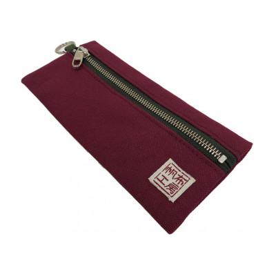 ふるさと納税 加東市 帆布工房　横長ポーチ(ブラック)　約9.5×21cm |  | 03