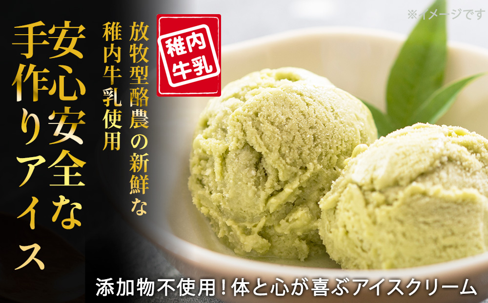 【業務用】稚内牛乳アイスクリーム2000mlチョコ味×クマザサ2個セット