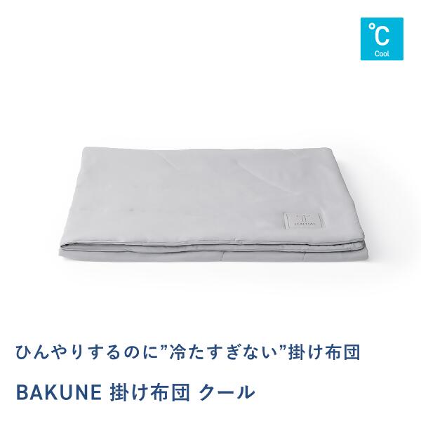 【ふるさと納税】TENTIAL BAKUNE 掛け布団 クール グレー