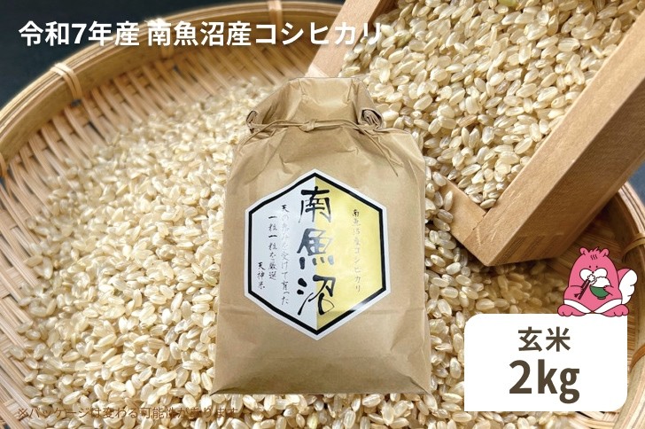 
            令和7年産 2kg〈玄米〉越後湯沢産 南魚沼産 コシヒカリ 豪雪を源とする水の恵み【湯沢産 コシヒカリ】
          