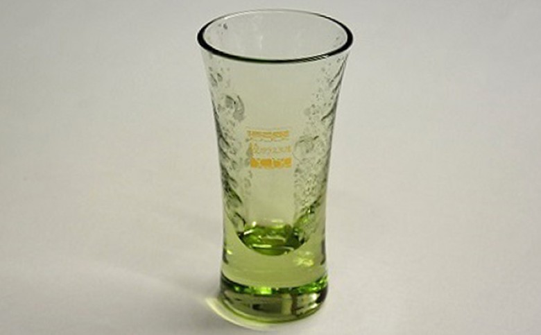 萩ガラス　玄武岩銀箔入りぐい飲み2個セット　｜hg000286