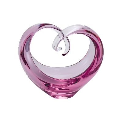 ふるさと納税 九十九里町 Sghr スガハラ　ハートクルヴァ フラワーベース(バイオレット)