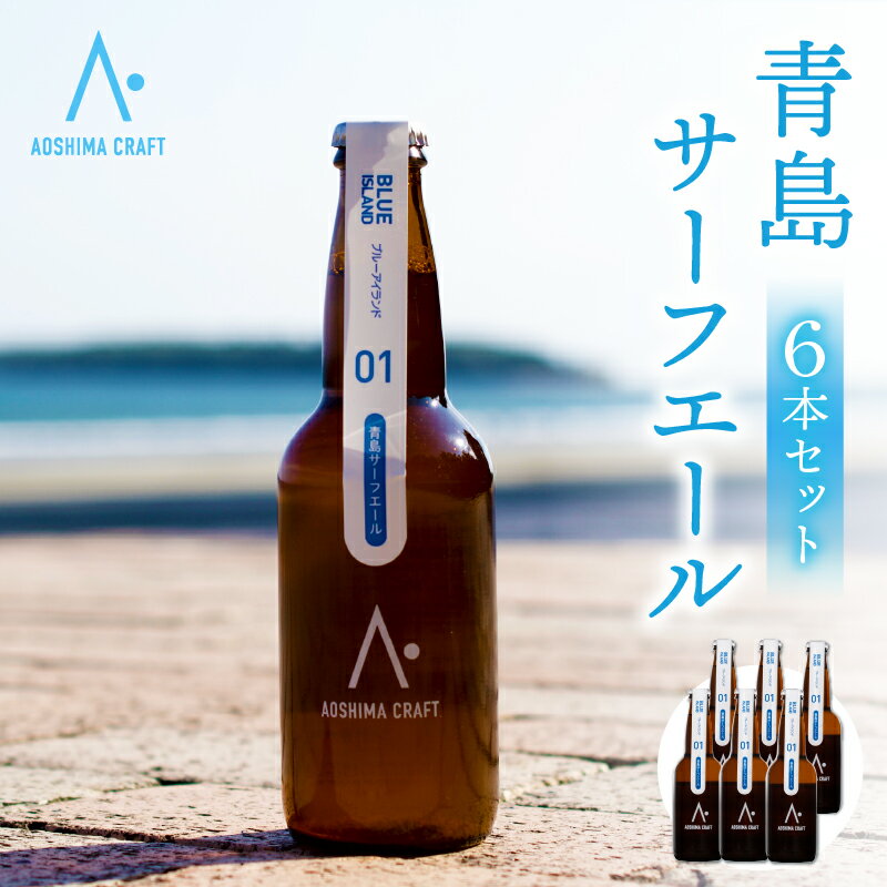 【ふるさと納税】青島サーフエール 6本 セット サーフエール ビール お酒 発泡酒 酒 アルコール 大麦麦芽 ホップ アルコール4％ サーフィン ゴルフ 海水浴 海 バカンス スポーツ観戦 アウトドア キャンプ グランピング BBQ 夏 祭り 飲み会 宅飲み 宮崎県 宮崎市 送料無料