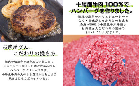 北海道 十勝牛 手ごねハンバーグ 200g×9個【セット 牛100% 国産牛 牛肉 ハンバーグ パティ パテ 惣菜 小分け 冷凍 大きい 国産 北海道 十勝 幕別 ふるさと納税 送料無料 】