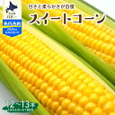 【ふるさと納税】【2025年分先行予約】 北海道産 ゴールドラッシュ 12 ～ 13本入 2LL 大粒 とうもろこし ポストカード セット 人気 朝採り たっぷり 産地直送 甘い 送料無料 期間限定 数量限定 北海道 十勝 とかち 芽室町 めむろ 上美生 かみびせい お取り寄せ お土産