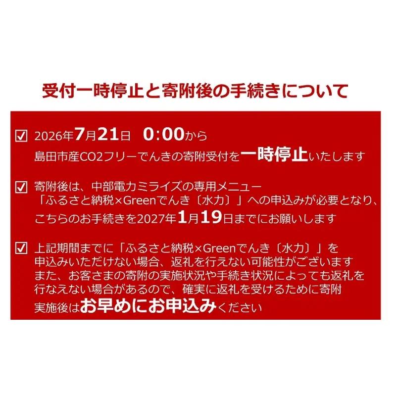 コース 島田市産 CO2フリーでんき 30000円 コース