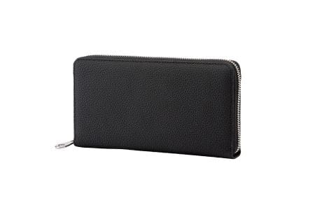 豊岡財布 ラウンドファスナー長財布 ドイツシュリンク （ブラック）