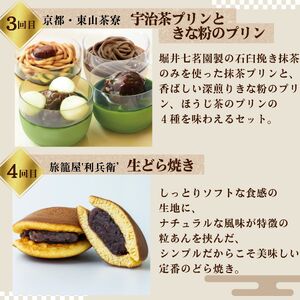 【定期便 全3回】京都 和スイーツ 定期便 お菓子 頒布会