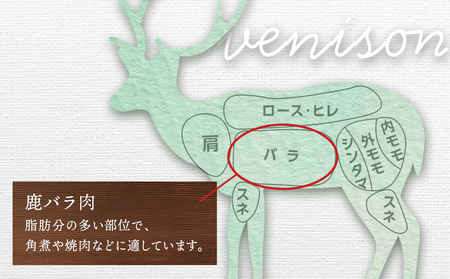 知内町産蝦夷鹿 [バラ] 500g