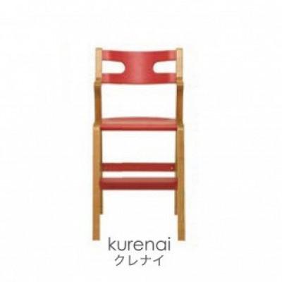 ふるさと納税 東川町 子どものための家具「rabi kids chair」(クレナイ&amp;ベルト付)【0006-012-02】