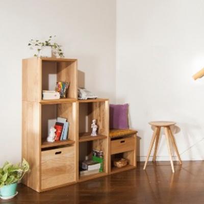 ふるさと納税 高山市 オークヴィレッジのKOBAKOユニット収納家具セット2〔国産材のユニット収納箱収納棚〕TR4042 |  | 02