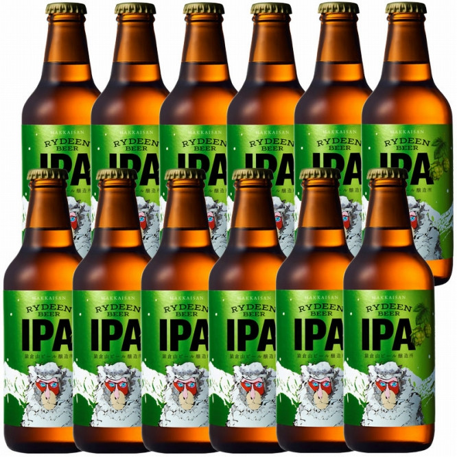 
八海山 RYDEEN BEER ライディーンビール ＩＰＡ 330ml×12本
