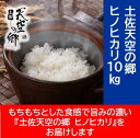 【ふるさと納税】農林水産省の「つなぐ棚田遺産」に選ばれた棚田で育てられた棚田米　土佐天空の郷　ヒノヒカリ　10kg　お米・ヒノヒカリ