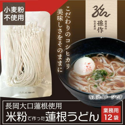 【ふるさと納税】米粉麺 うどん グルテンフリー 128g×12食パック【1563090】