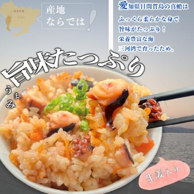 ふるさと納税 南知多町 日間賀島産 無添加 たこで作る本格 タコ飯の素 2合炊き 6袋セット 岬だより |  | 01