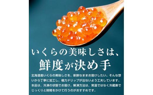 【12月発送】北海道産 いくら（鮭卵）醤油漬け 大容量500g(250g×2パック) 国産 小分けパック イクラ 海鮮丼 ギフト 贈り物 魚介類 魚介 海産物 鮭 シャケ しゃけ 生産者 支援 応援