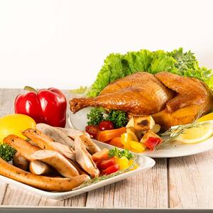 福島ブランド鶏 川俣シャモ くんせい詰め合わせ 約3～4人前  FAF-0089