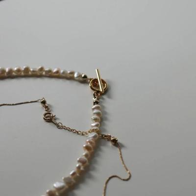 ふるさと納税 渋谷区 【LENERAオリジナルネックレス2本セット】pearlpompnecklace(set)/gold |  | 01