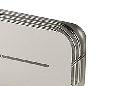 おしゃれな包丁スタンド 横置きタイプ 3本対応可 ステンレス製 キッチン用品 シルバー 包丁立て 包丁たて 収納 スリム ナイフスタンド 包丁ホルダー 包丁差し 水切りかご用 日本製 燕三条製【012