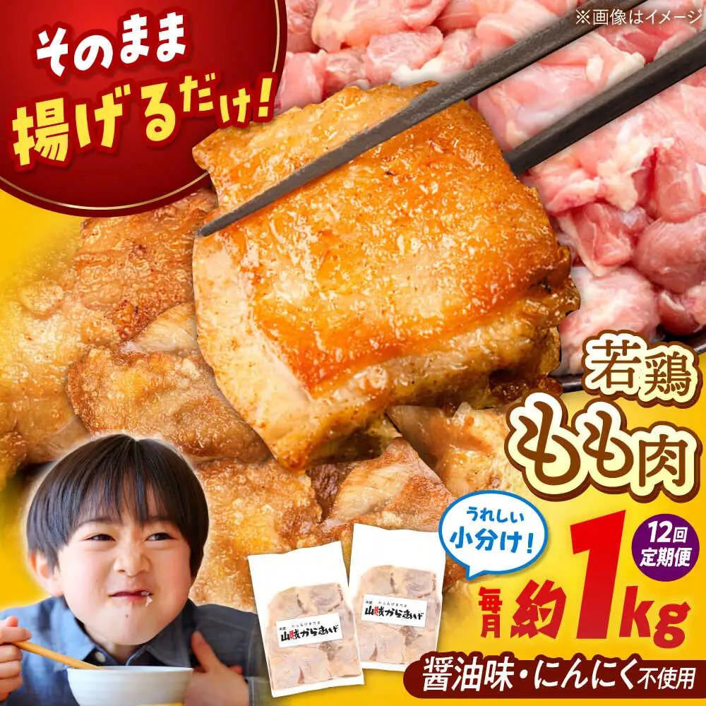 【全12回定期便】特大 山賊からあげ（骨なし）8個入×2袋 桂川町/山賊からあげ桂川店 [ADAP012] 鶏肉 唐揚げ用鶏肉 味付き鶏肉 小分け鶏肉 パック 定期便