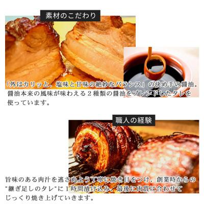 ふるさと納税 新居浜市 愛媛産 ブランド豚 「甘とろ豚」使用 甘とろ媛チャーシュー(約300g×2個) 食べ比べセット |  | 02
