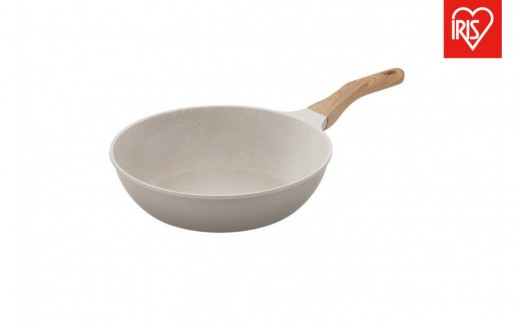ナチュかるフライパン炒め鍋２８cm　ＩＨ・ガス火対応 NTL-W28MO グレイッシュモカ