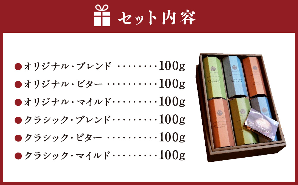 神戸・萩原珈琲の炭火焙煎コーヒーギフト（コーヒー粉）