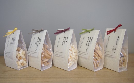 【西荻窪】米屋が作ったお菓子 米ぬかクッキー 6種類セット 計540g（90g×6個） お菓子 焼き菓子 スイーツ おやつ プレーン シナモン ココア ソルト 生姜 黒糖 酒かす レモン 農薬化学肥料不使用 玄米粉 米糠 ぬか 乳・卵・小麦不使用 国産 東京都 杉並区