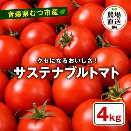 むつ市産　寅福菜園の「サステナブルトマト」4㎏