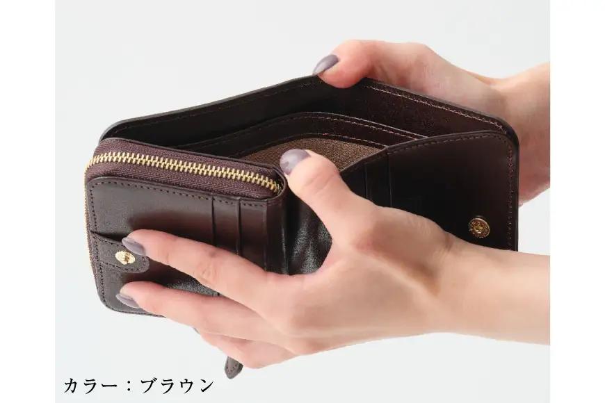 SOMES 財布 PT-85 二つ折り財布 ネイビー