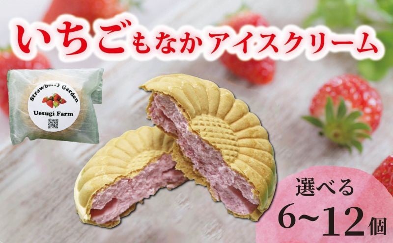 
                  【選べる個数】いちご農家のひんやりアイス 最中アイス 6個 12個 いちご 苺 イチゴ いちごアイスクリーム アイス あいす ジェラート アイスクリーム 最中アイス 最中 もなか モナカ 冷たい ひんやり セット 詰め合わせ 人気 おすすめ ふるさと納税 京都 京都府 八幡 八幡市 上杉農園
                